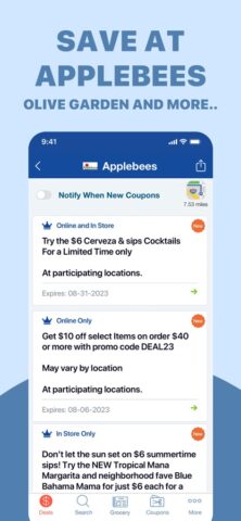 Restaurant Coupons, Food App para iOS
