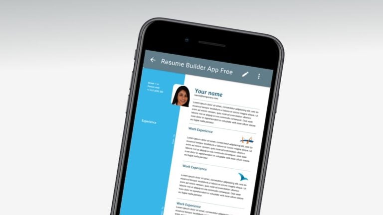 Resume Builder App لنظام Android