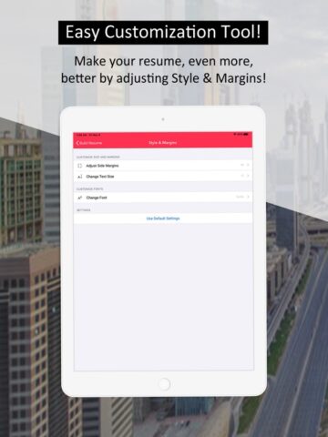 iOS için Resume Builder – Job Templates