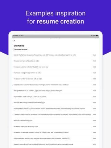 iOS için Resume Builder: PDF Resume App
