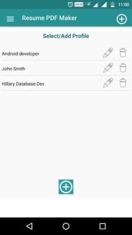 Resume PDF Maker / CV Builder para Android