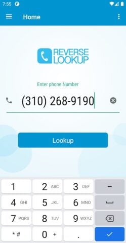 Android 用 Reverse Lookup: Phone Search