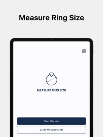 Измерение размера кольца для iOS