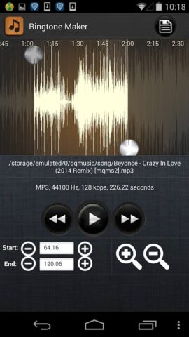 Android용 벨소리 메이커 & MP3 커터