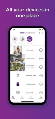 Roku Smart Home สำหรับ iOS