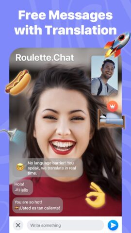 Roulette Chat Video Omegle Ome pour Android