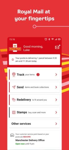 Royal Mail per Android