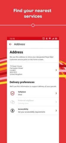 Android 版 Royal Mail