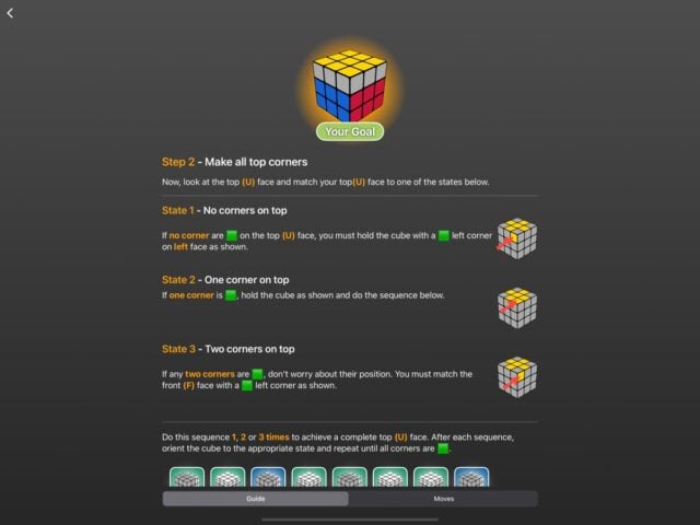 Rubiks Cube Solver & Learn per iOS