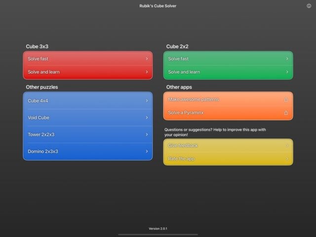 Rubiks Cube Solver & Learn لنظام iOS