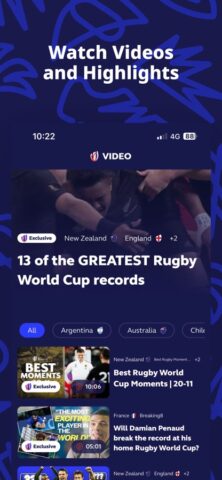 Copa del Mundo de Rugby 2023 para iOS