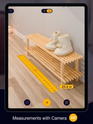 Lineal App: Zollstock Maßband für iOS