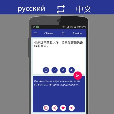 Русско-китайский переводчик для Android