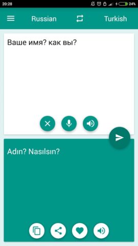Android için Türk-Rus Tercüman