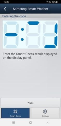SAMSUNG Smart Washer/Dryer for Android
