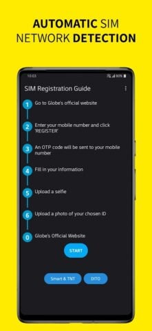 SIM Registration Guide PH لنظام Android