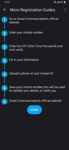 Android용 SIM Registration Guide PH