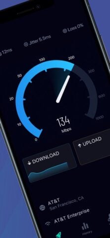 Uji kecepatan internet untuk iOS