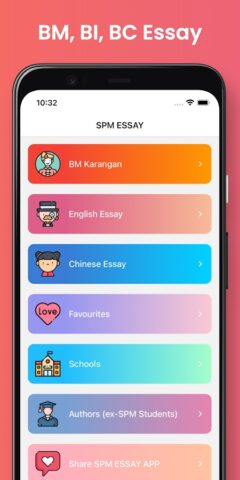 SPM Essay cho Android