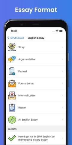SPM Essay cho Android
