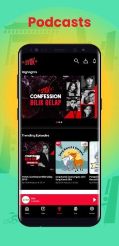 SYOK – Radio, Music & Podcasts für Android