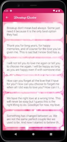 Sad Love Quotes & Broken Heart สำหรับ Android