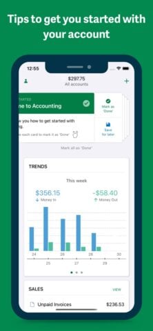 Sage Accounting untuk iOS
