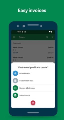 Android 用 Sage – Accounting