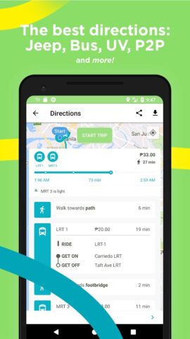 Android 版 Sakay.ph – NCR Commute Map