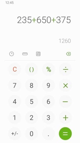Samsung Calculator สำหรับ Android