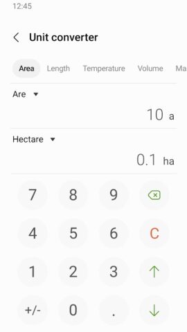 Samsung Calculator สำหรับ Android