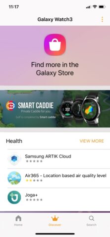 Samsung Galaxy Watch (Gear S) untuk iOS