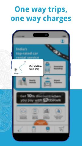 Android 版 Savaari, Car Rental for India