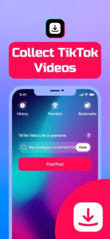 SaveTik Pengunduh Video TikTok untuk iOS