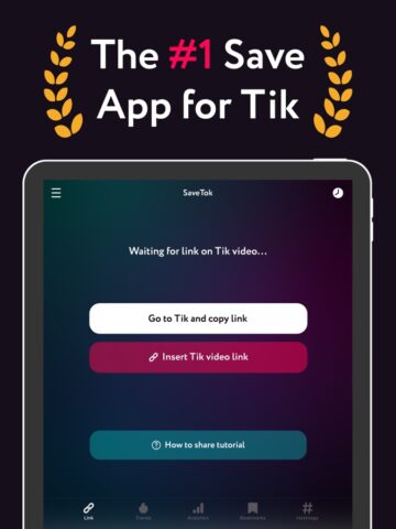 iOS için SaveTok – Filigransız Videolar