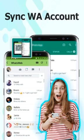 Scan Web Dual Chat App لنظام Android