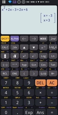Android 用 Scientific calculator plus 991