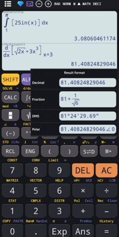 Calcolatrice scientifica 991 per Android