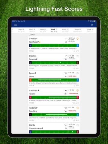 iOS용 Scores App: For NFL Football