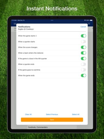 Scores App: For NFL Football สำหรับ iOS