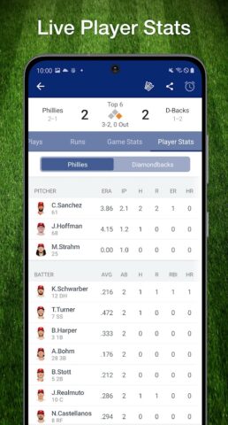 Scores App: MLB Baseball для Android