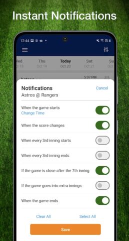 Scores App: MLB Baseball para Android
