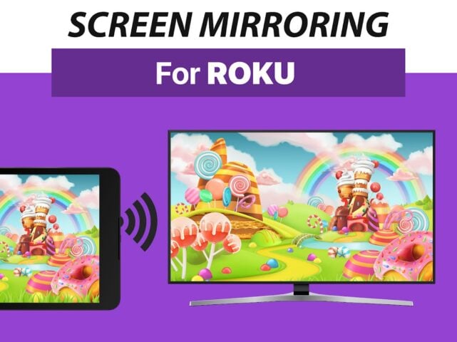 Android 用 Screen Mirroring for Roku