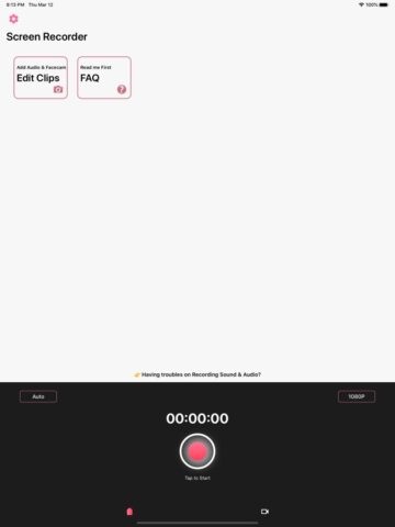 Enregistrement Ecran pour iOS