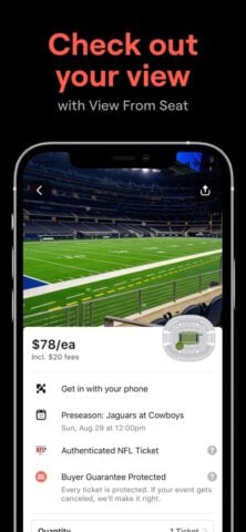 SeatGeek – Buy Event Tickets for iOS