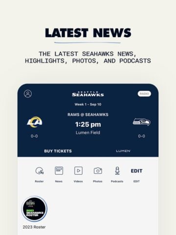 iOS için Seattle Seahawks