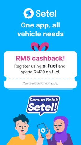 Android 版 Setel: Fuel, Parking, e-Wallet