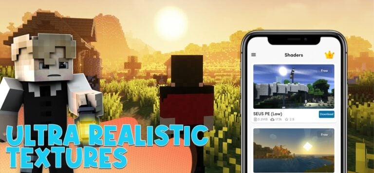 Shader Mods untuk Minecraft PE untuk iOS