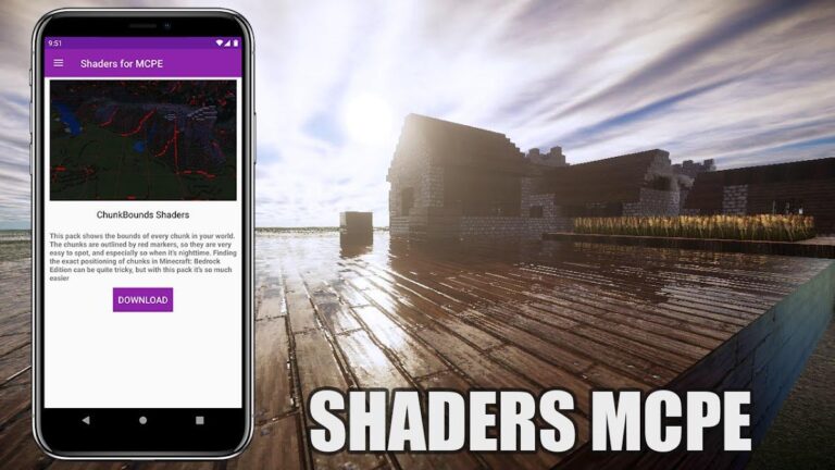 Android 用 Shaders for Minecraft PE