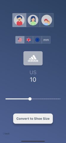 Shoe Size Meter — размер обуви для iOS — скриншот 4